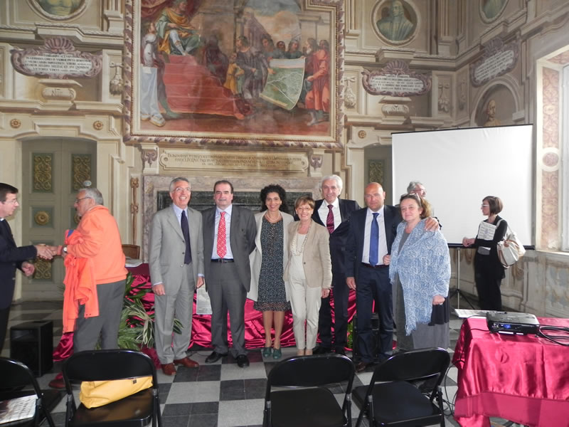 Foto di gruppo - Convegno: Leone X: aspetti di un pontificato controverso - Pieve del Cairo, Pavia
