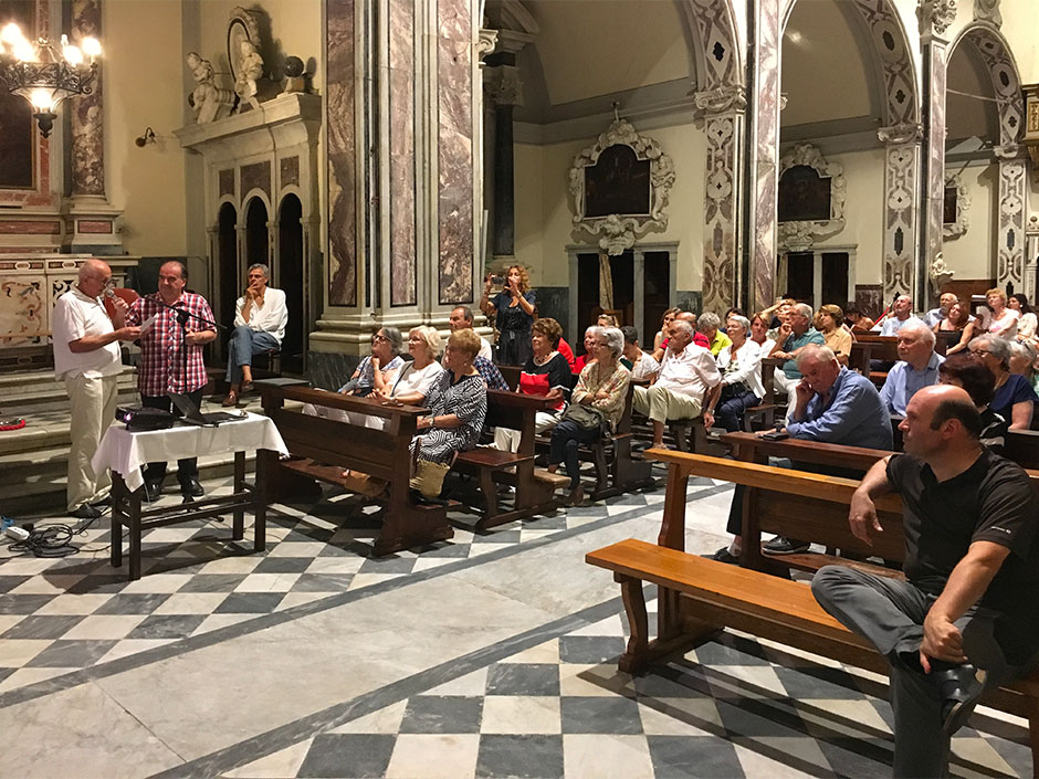 Romano Tommasi: le meridiane italiche (chiesa dei francescani a Pietrasanta) (foto di Matteo Varisco)