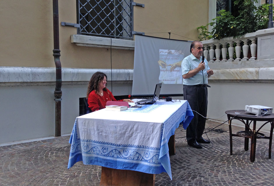 Michela Corsini e Luigi Santini (foto di Matteo Varisco)