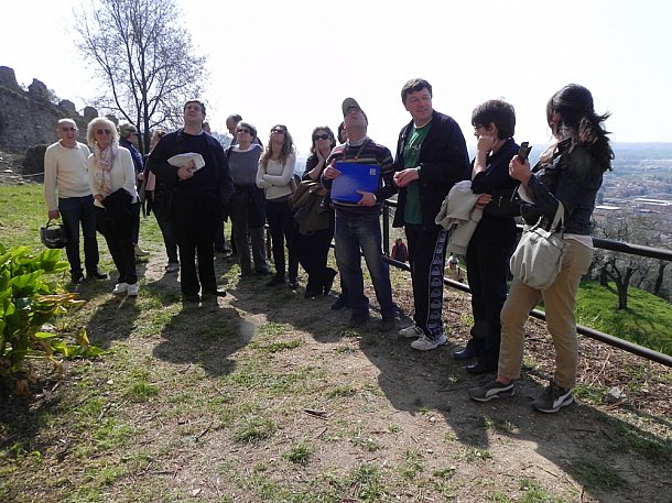 Un gruppo di visitatori (foto di Luigi Santini)