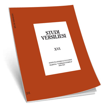 Studi Versiliesi n. 16