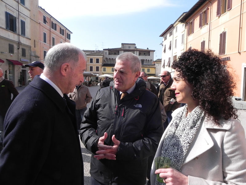 Da sinistra: Domenico Lombardi, Giovanni Padroni e Melania Spampinato (©Luigi Santini)