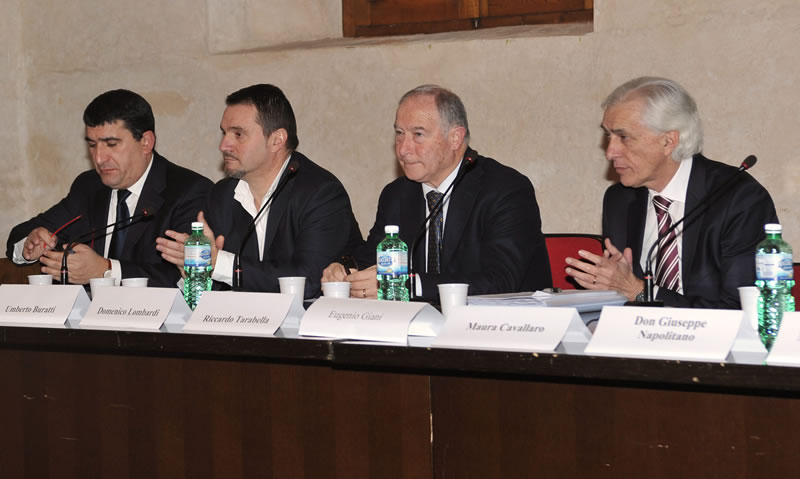 Da sinistra, Michele Silicani, Ettore Neri, Domenico Lombardi, Riccardo Tarabella (©Emma Leonardi)