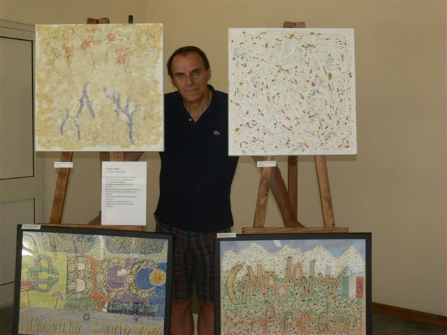 Il pittore Alberto Bongini - mostra “Il Comprensorio dell'Altissimo” a cura di L. Gierut - Cardoso di Stazzema (LU) 2013