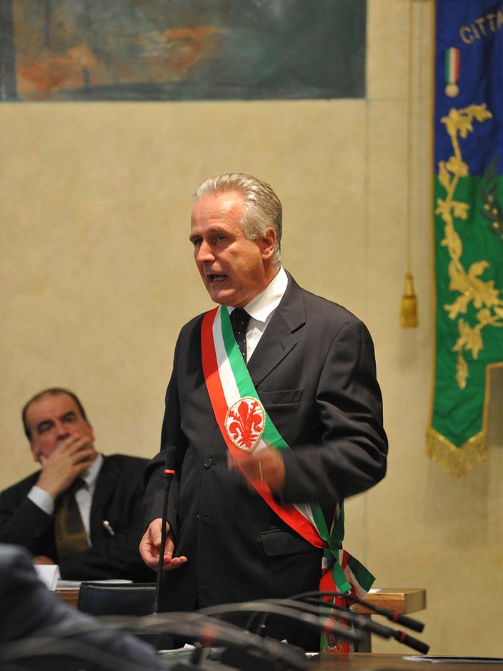 L'intervento di Eugenio Giani, presidente del consiglio comunale di Firenze  (©Emma Leonardi)