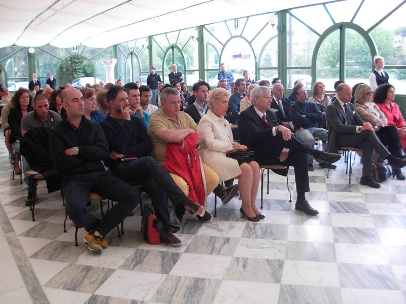 La cerimonia di premiazione dei vincitori del concorso "La cucina rinascimentale nel territorio della Versilia Storica al tempo di Papa Leone X”, Villa Bertelli, Forte dei Marmi (@Giovanni Spadaro)