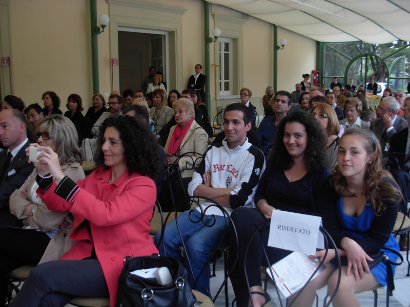 La cerimonia di premiazione dei vincitori del concorso "La cucina rinascimentale nel territorio della Versilia Storica al tempo di Papa Leone X”, Villa Bertelli, Forte dei Marmi (@Giovanni Spadaro)