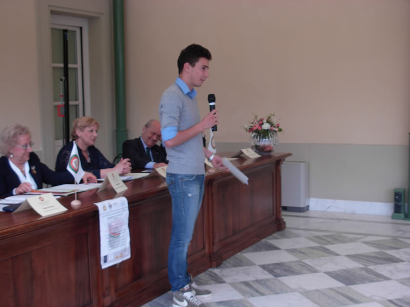 La cerimonia di premiazione dei vincitori del concorso "La cucina rinascimentale nel territorio della Versilia Storica al tempo di Papa Leone X”, Villa Bertelli, Forte dei Marmi (@Giovanni Spadaro)