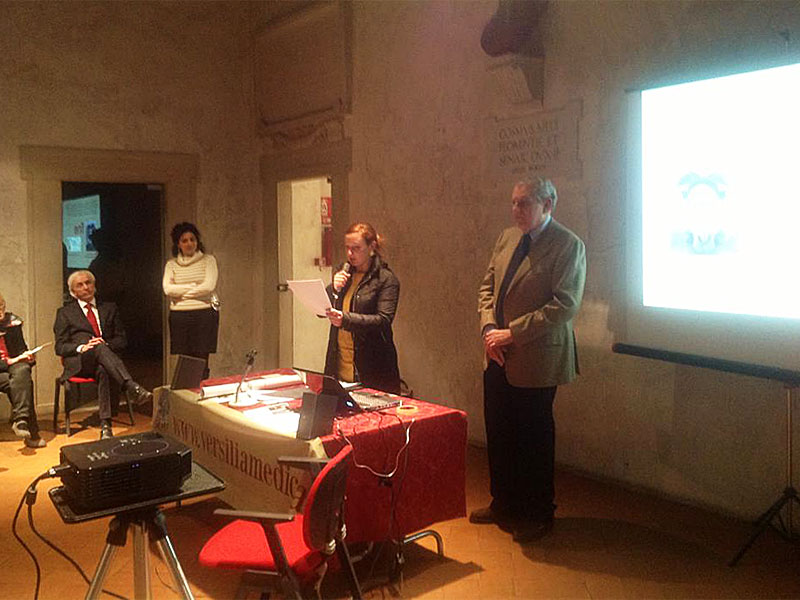 Lettura di un testo teatrale dedicato alla figura di Bianca Cappello (©Michela Corsini)
