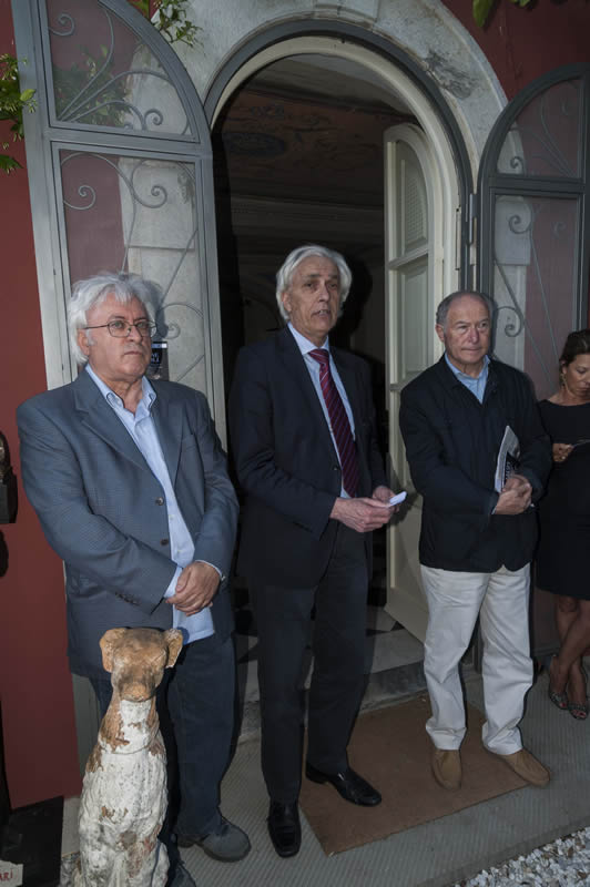 Presentazione mostra “Il leone e i suoi simboli” (da sinistra: Lodovico Gierut, Riccardo Tarabella, Domenico Lombardi) (©G. Mozzi)
