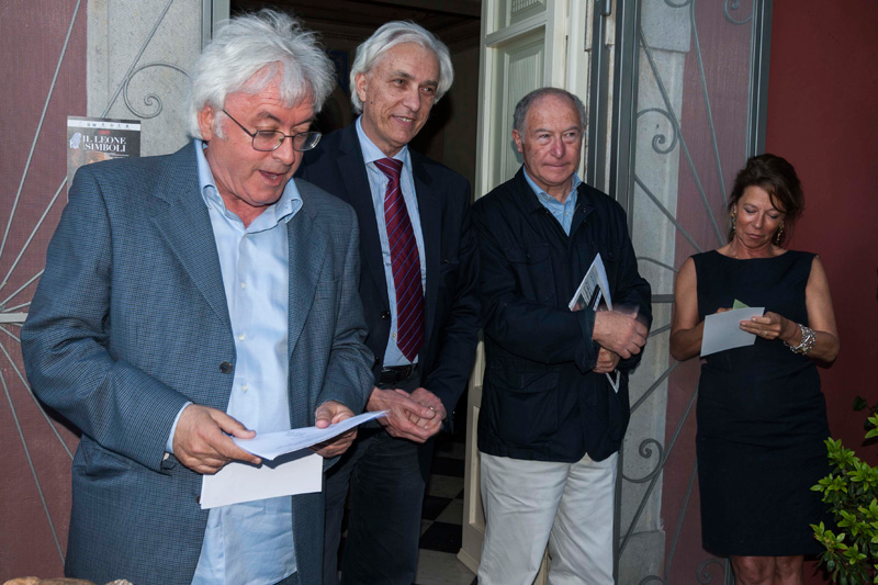Intervento di Lodovico Gierut, accanto a lui Riccardo Tarabella, Domenico Lombardi, Erica Cavalli (©Giacomo Mozzi)