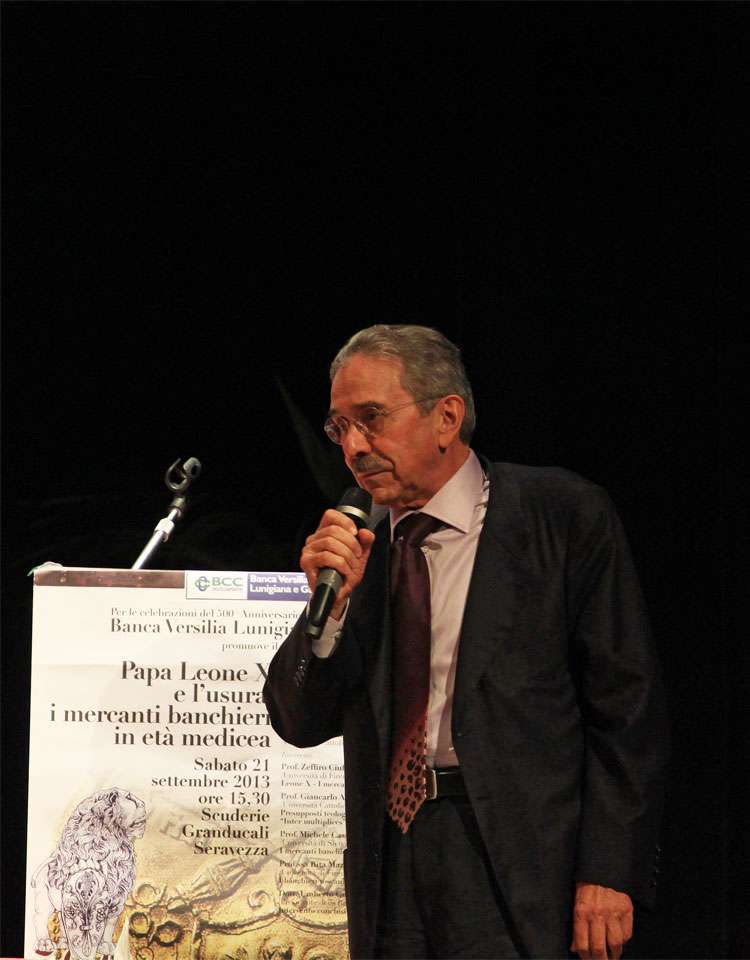 Umberto Guidugli, presidente della Banca Versilia Lunigiana e Garfagnana (©Matteo Varisco)