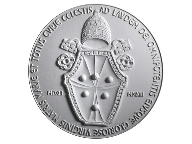 Medaglia celebrativa Lodo Papa Leone X dritto