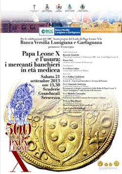 Papa Leone X e l’usura: i mercanti banchieri in età medicea